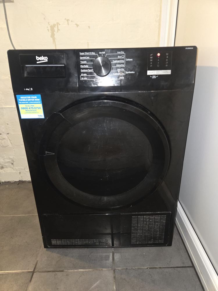 Washing machine installed in a Midlands kitchen