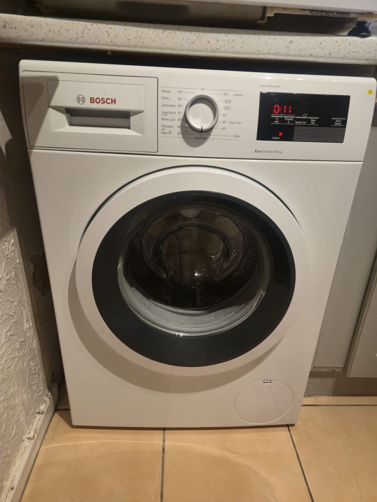 Tumble dryer delivered and set up