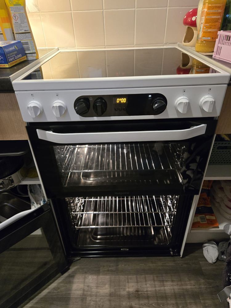 Washing machine installed in a Midlands kitchen