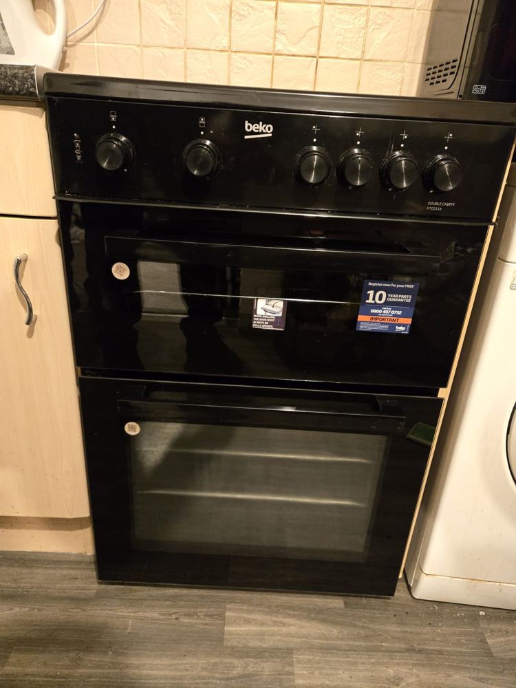 Washing machine installed in a Midlands kitchen