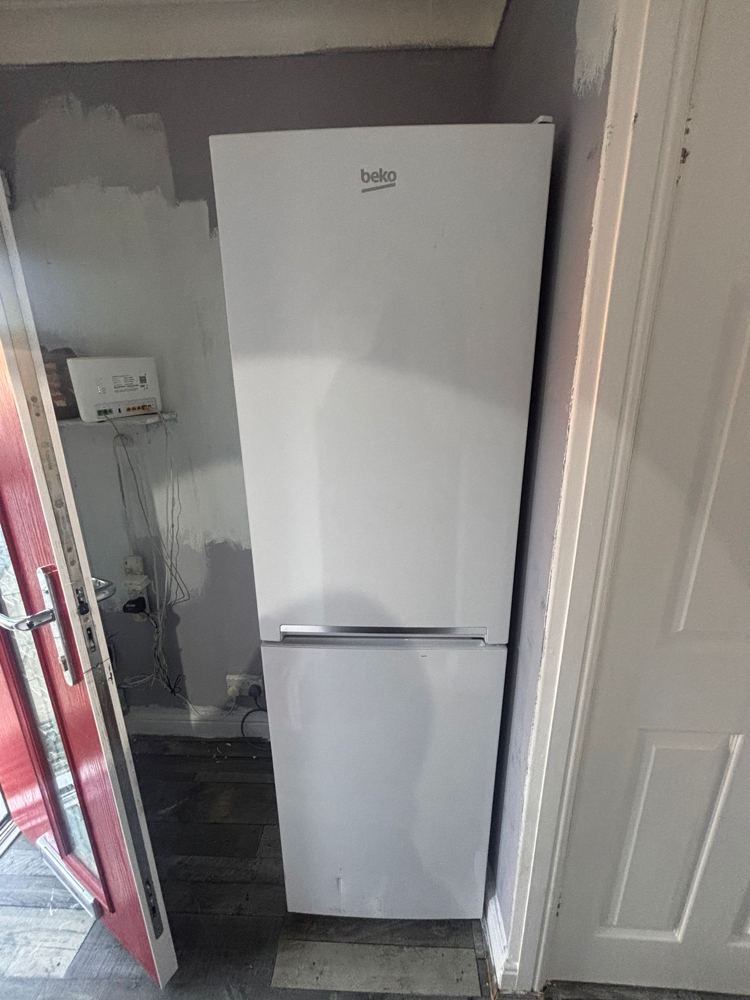 Fridge freezer installed and levelled