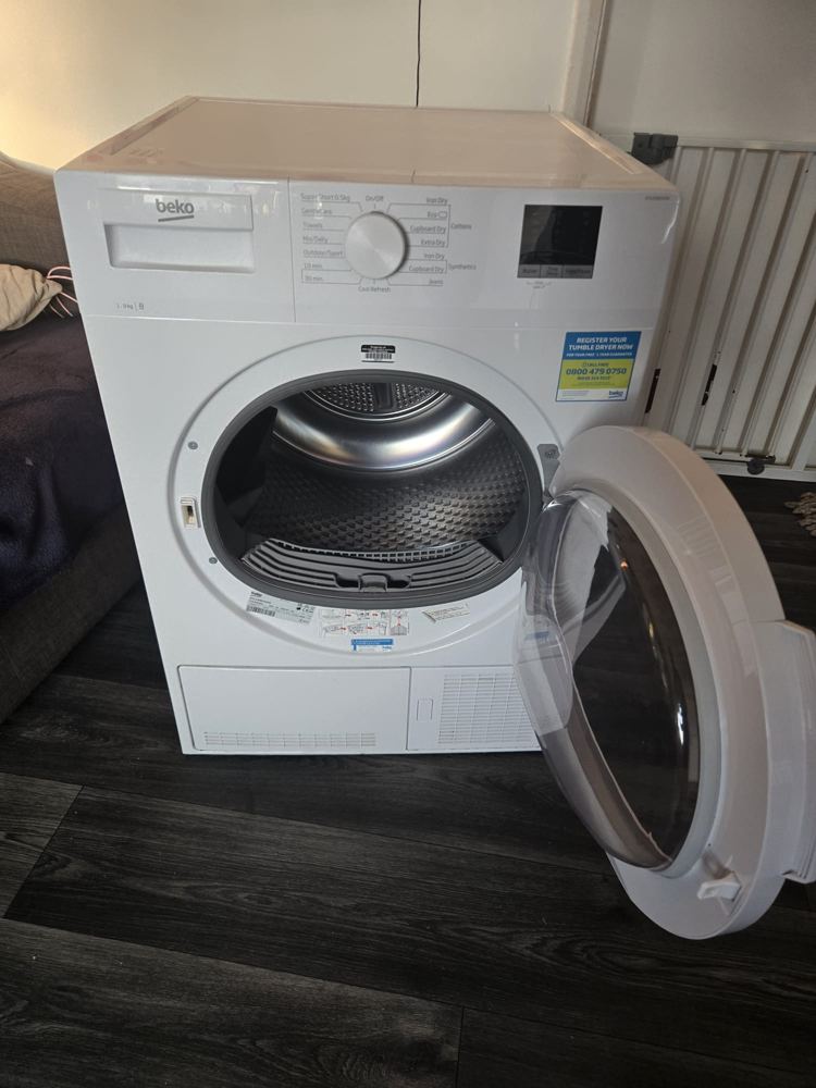 Washing machine installed in a Midlands kitchen
