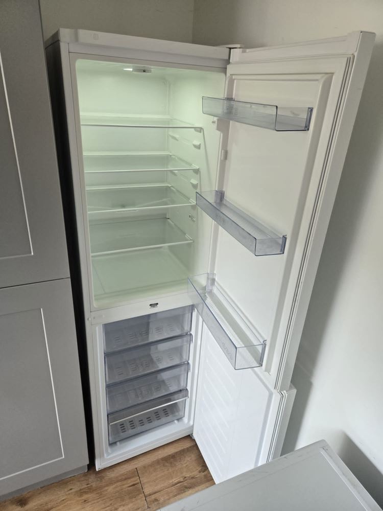 Fridge freezer installed and levelled