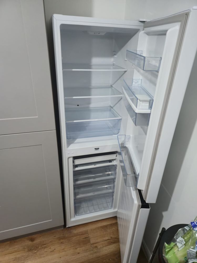 Fridge freezer installed and levelled