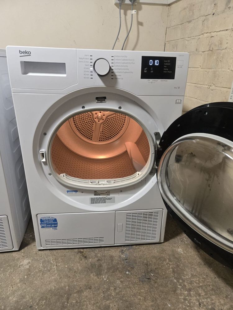 Tumble dryer delivered and set up