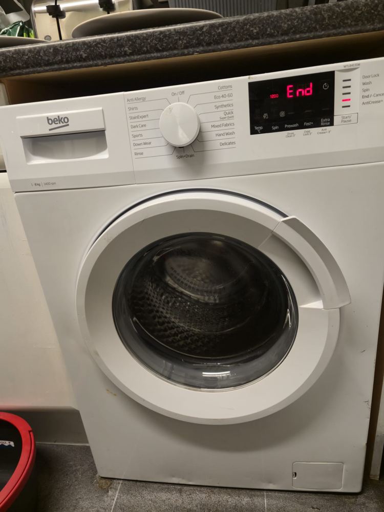 Tumble dryer delivered and set up