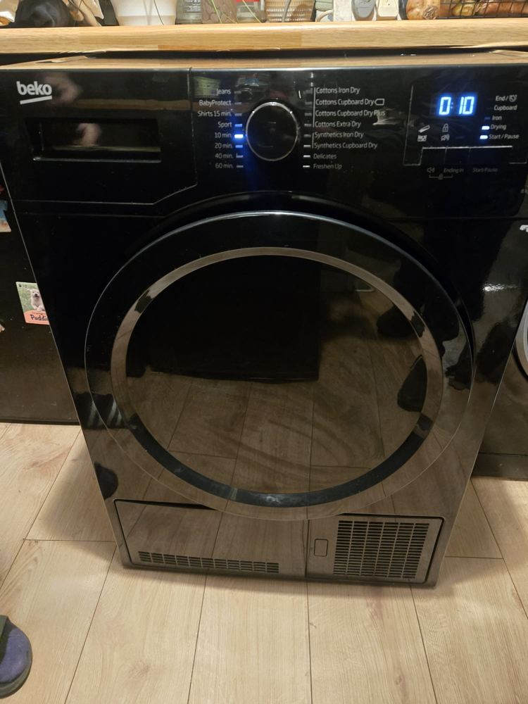 Washing machine installed in a Midlands kitchen